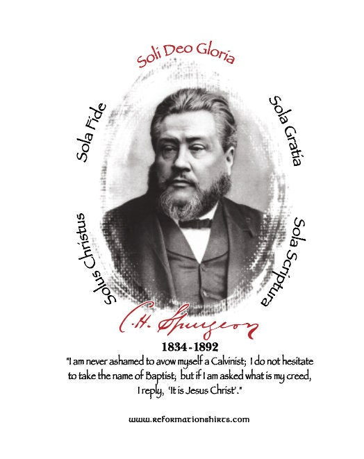 Charles Spurgeon Baptist Preacher Reformed Baptist T-shirt