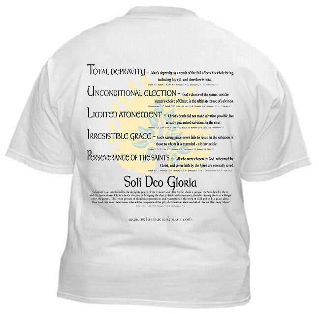Isse Uddrag tack T.U.L.I.P. Theology Reformed Christian T-shirt – Reformation Shirts