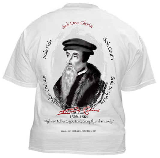 John Calvin Reformed Theologian Reformation T-Shirt